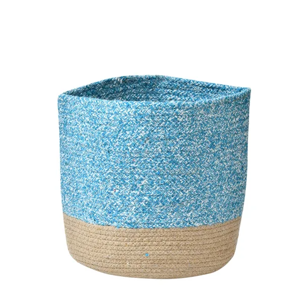 Blue_Braided_Cotton_Baskets_|_Storage_Bins_Organizer_|_Laundry,_Toys_&_Planter_Basket-_Set_of_2_(6_Inch)_-_Aqua_Blue