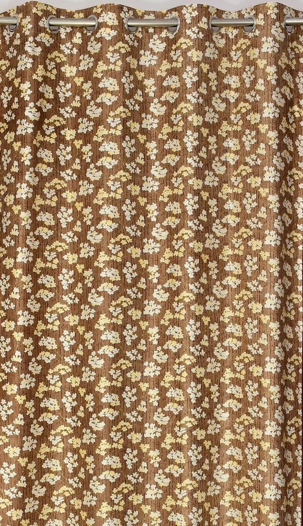 Pack_Of_2_Brown_Polyester_Curtains_For_Long_Door/Door/Window