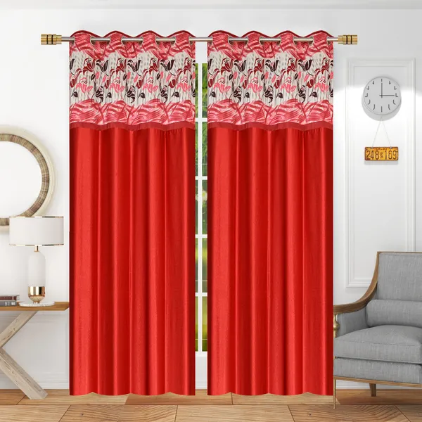 Pack_Of_2_Maroon_Polyester_Curtains_For_Long_Door/Door/Window