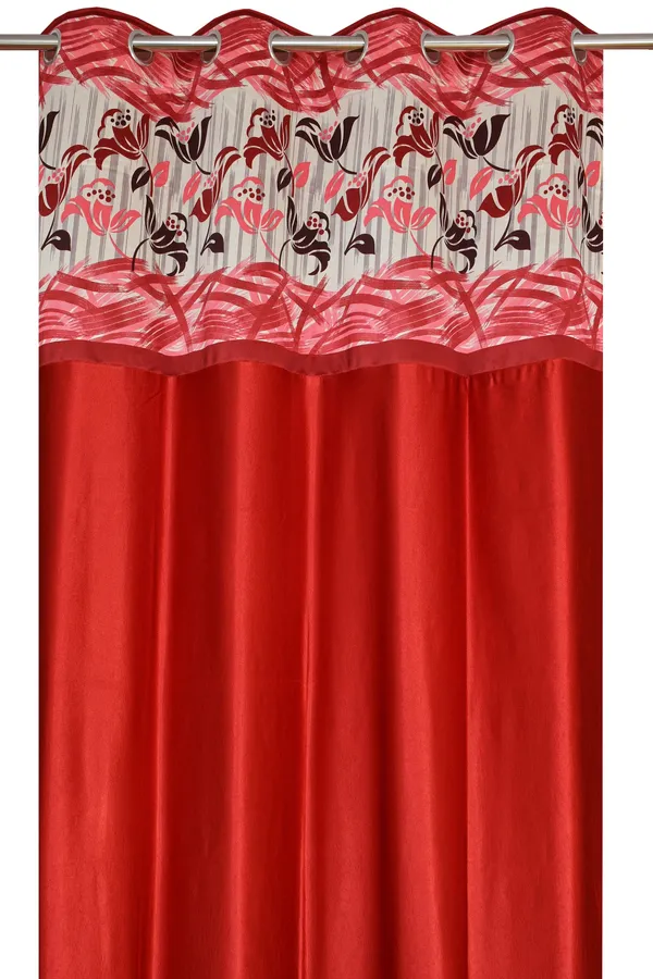 Pack_Of_2_Maroon_Polyester_Curtains_For_Long_Door/Door/Window