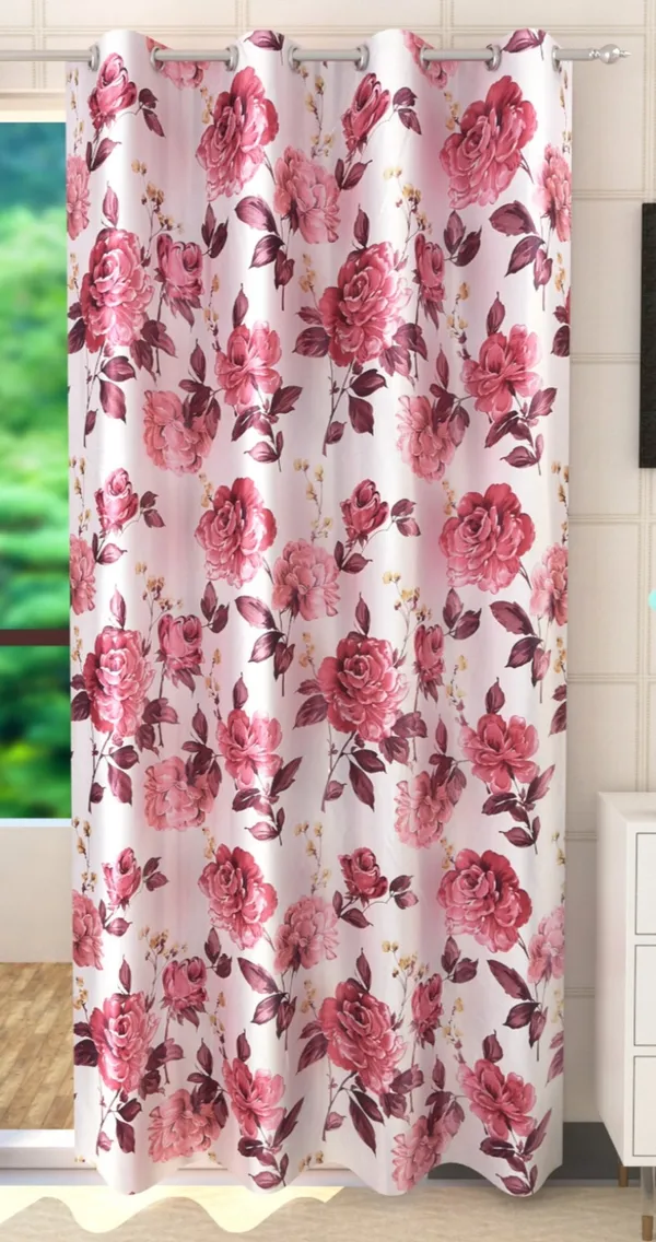 Maroon_Pack_of_2_Polyester_Floral_Room_Darkening_Curtain_Panel_for_Door,_Window,_Long_Door