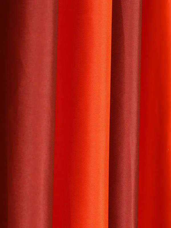 Pack_Of_2_Orange_Polyester_Curtains_For_Long_Door/Door/Window