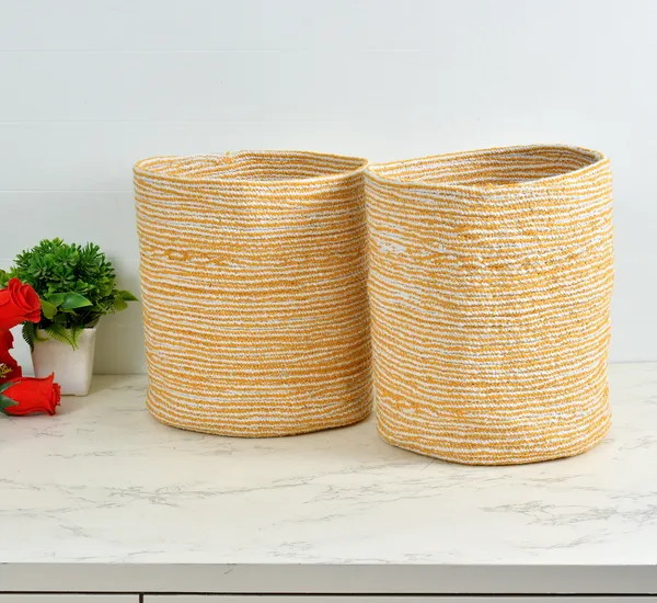 Yellow_Braided_Cotton_Baskets_|_Storage_Bins_Organizer_|_Laundry,_Toys_&_Planter_Basket-_Set_of_2_(10_Inch)_-_Yellow
