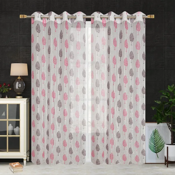 Pack_Of_2_Pink_Polyester_Curtains_For_Long_Door/Door/Window