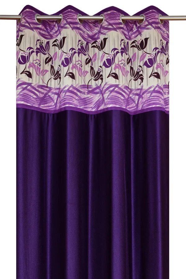 Pack_Of_2_Purple_Polyester_Curtains_For_Long_Door/Door/Window