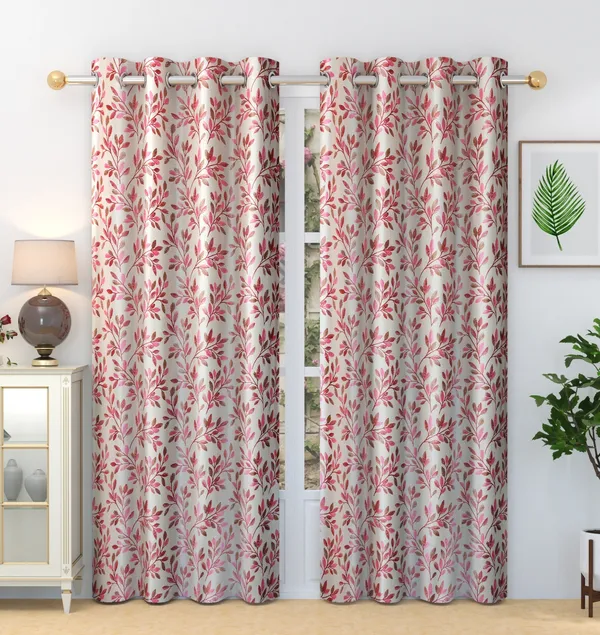 Maroon_Fern_Pack_of_2_Polyester_Curtain_for_Window,_Door,_Long__Door
