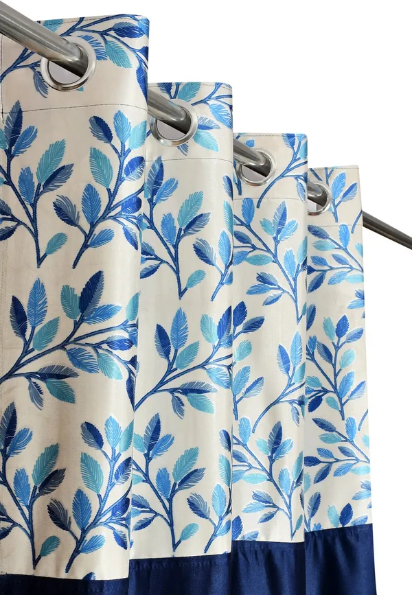 Navy_Blue_Designer_Fern_Pack_of_2_Polyester_Curtain_for_Window,_Door,_Long_Door