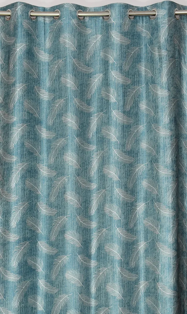 Pack_Of_2_Blue_Polyester_Curtains_For_Long_Door/Door/Window