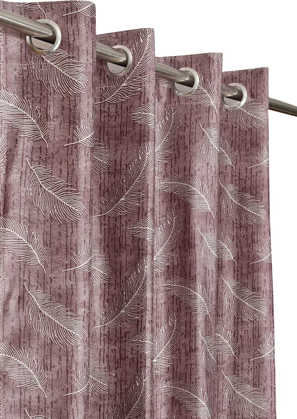 Pack_Of_2_Wine_Polyester_Curtains_For_Long_Door/Door/Window