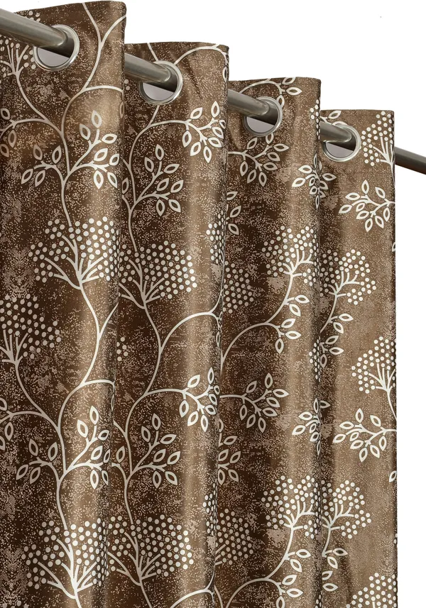Pack_Of_2_Brown_Polyester_Curtains_For_Long_Door/Door/Window