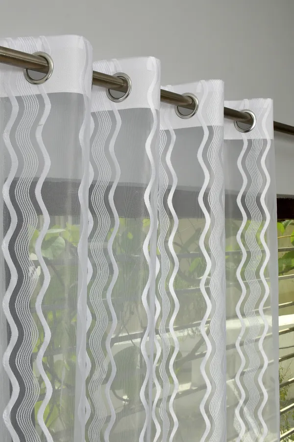 Pack_Of_2_White_Polyester_Curtains_For_Long_Door/Door/Window