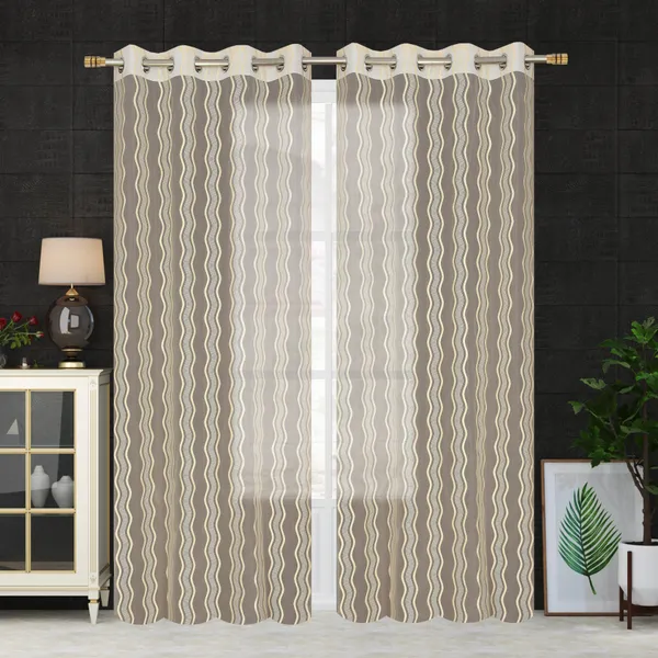 Pack_Of_2_Cream_Polyester_Curtains_For_Long_Door/Door/Window