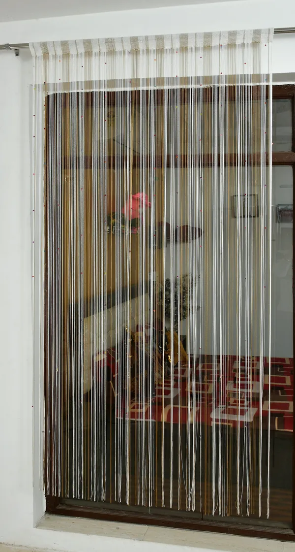 Bronze_Polyester_Transparent_Sheer_Threads_Curtain_for_Door,_Long_Door