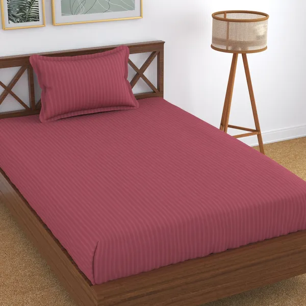 Maroon_140_TC_Glace_Cotton_Single_Striped_Flat_Bedsheet_(Pack_of_1,_Pink)