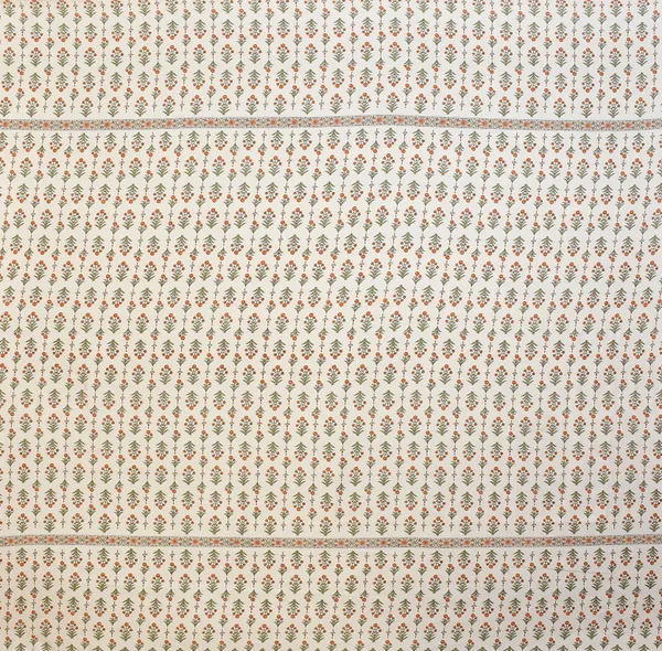 White_210_TC_Glace_Cotton_Single_Floral_Flat_Bedsheet_(Pack_of_1,_White,_Orange)