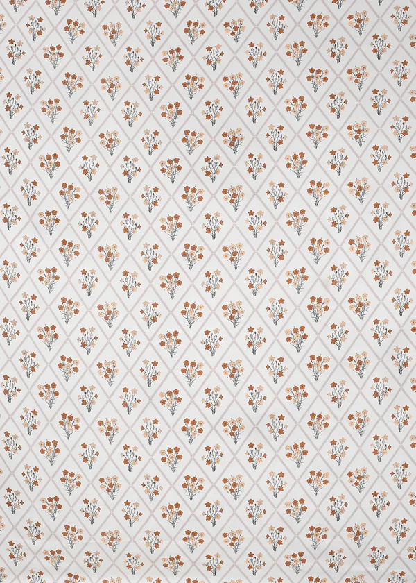 White_210_TC_Glace_Cotton_Single_Floral_Flat_Bedsheet_(Pack_of_1,_White,_Brown)