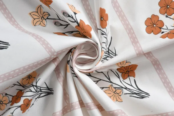 White_210_TC_Glace_Cotton_Single_Floral_Flat_Bedsheet_(Pack_of_1,_White,_Brown)