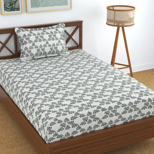 Grey_210_TC_Glace_Cotton_Single_Floral_Flat_Bedsheet_(Pack_of_1,_Grey)