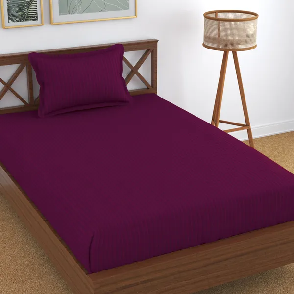 Pink_140_TC_Glace_Cotton_Single_Striped_Flat_Bedsheet_(Pack_of_1,_Dark_Pink)