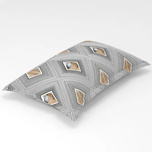 White::Black_180_TC_Single_Printed_Flat_Bedsheet_(Pack_of_1,_White,_Black)