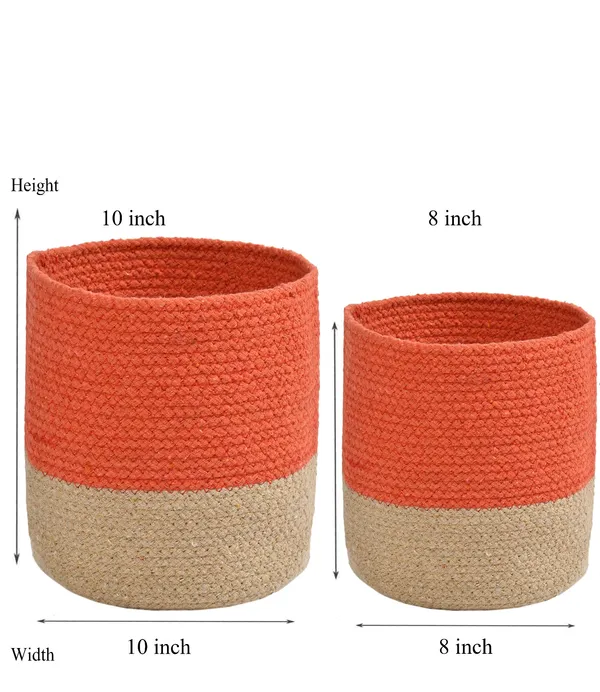 Orange_Braided_Cotton_Baskets_|_Storage_Bins_Organizer_|_Laundry,_Toys_&_Planter_Basket-_Set_of_2_(10,_8_Inch)_-_Orange