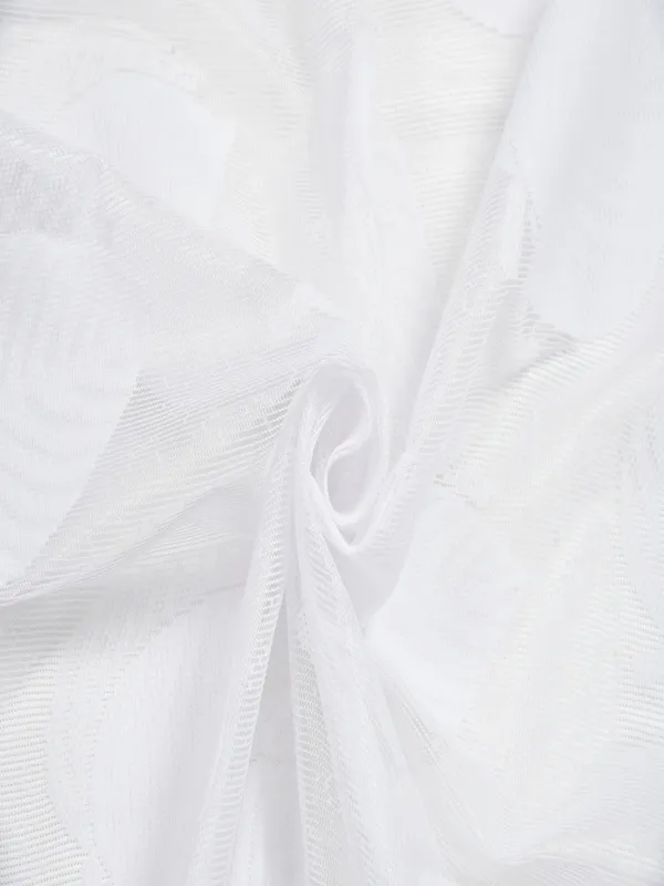 Pack_Of_2_White_Polyester_Curtains_For_Long_Door/Door/Window