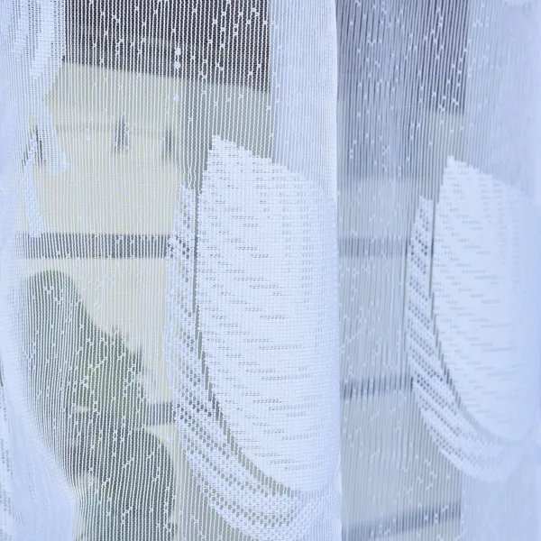 Pack_Of_2_White_Polyester_Curtains_For_Long_Door/Door/Window