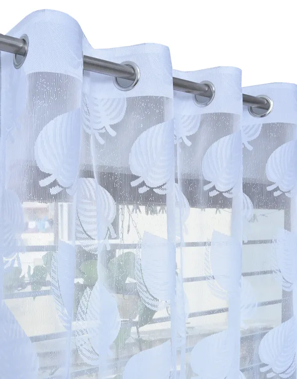 Pack_Of_2_White_Polyester_Curtains_For_Long_Door/Door/Window