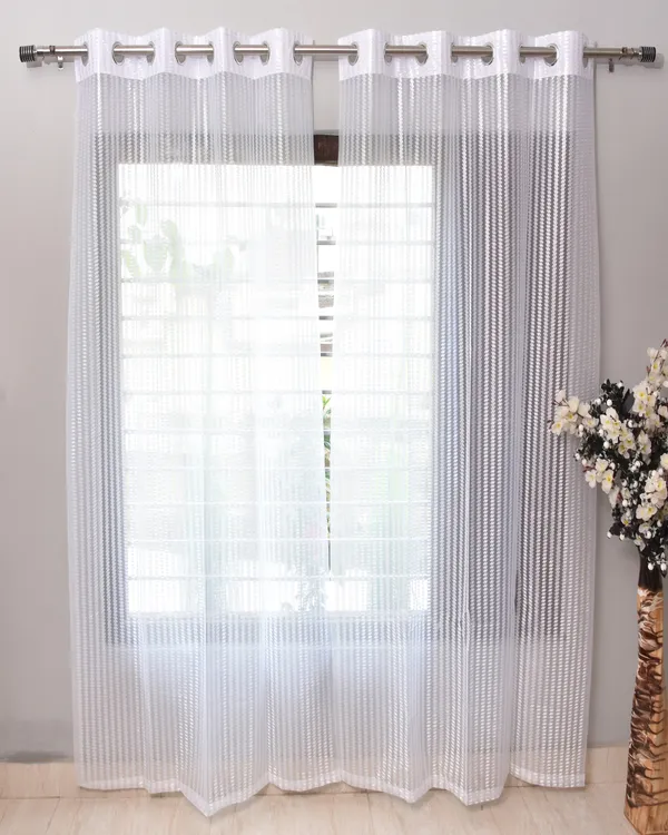 Pack_Of_2_White_Polyester_Curtains_For_Long_Door/Door/Window