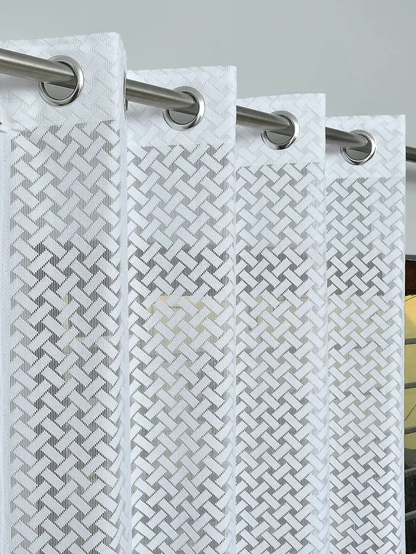 Pack_Of_2_White_Polyester_Curtains_For_Long_Door/Door/Window