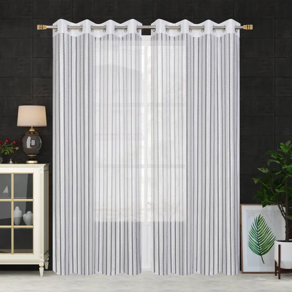 Pack_Of_2_White_Polyester_Curtains_For_Long_Door/Door/Window