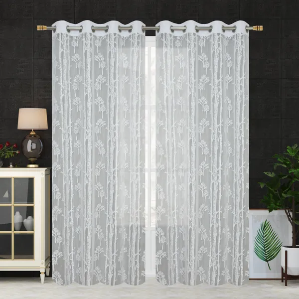 Pack_Of_2_White_Polyester_Curtains_For_Long_Door/Door/Window