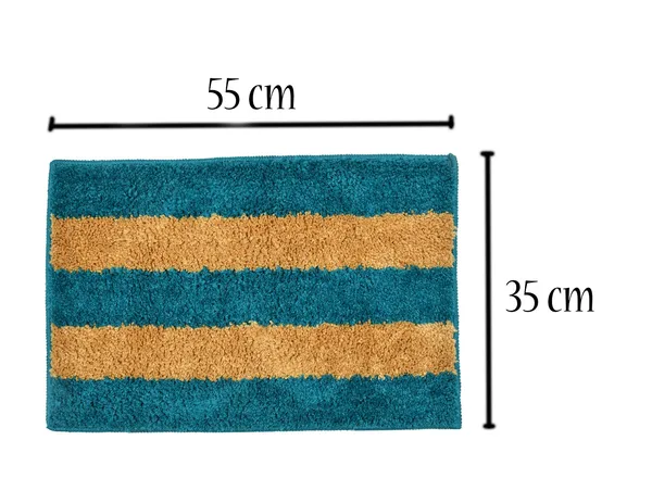 Striped_Water_Absorbent_Anti-Skid_Bath_Mat_-_Microfiber,_Turquoise,_35x55_cm,_Pack_of_2