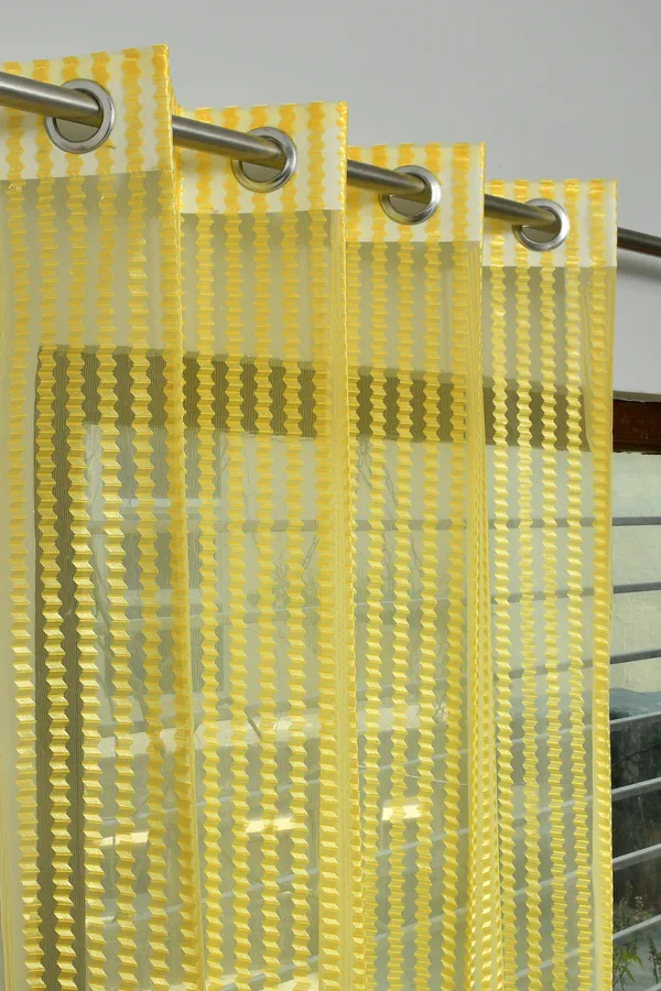 Pack_Of_2_Yellow_Polyester_Curtains_For_Long_Door/Door/Window