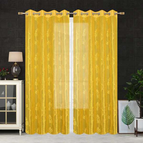 Pack_Of_2_Yellow_Polyester_Curtains_For_Long_Door/Door/Window