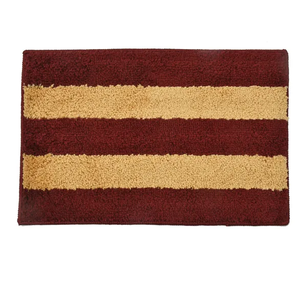 Striped_Water_Absorbent_Anti-Skid_Bath_Mat_-_Microfiber,_Maroon,_35x55_cm,_Pack_of_2