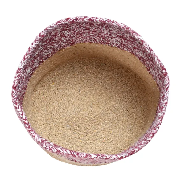 Maroon_Braided_Cotton_Baskets_|_Storage_Bins_Organizer_|_Laundry,_Toys_&_Planter_Basket-_Set_of_2_(10_Inch)_-_Maroon