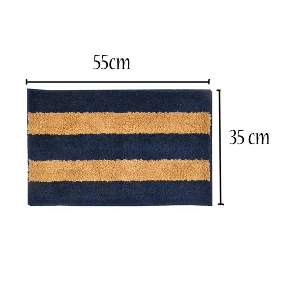 Striped_Water_Absorbent_Anti-Skid_Bath_Mat_-_Microfiber,_Navy,_35x55_cm,_Pack_of_2