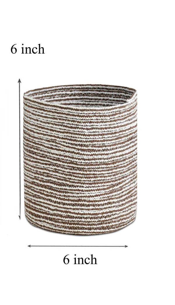 Brown_Braided_Cotton_Baskets_|_Storage_Bins_Organizer_|_Laundry,_Toys_&_Planter_Basket-_Set_of_2_(6_Inch)_-_Brown