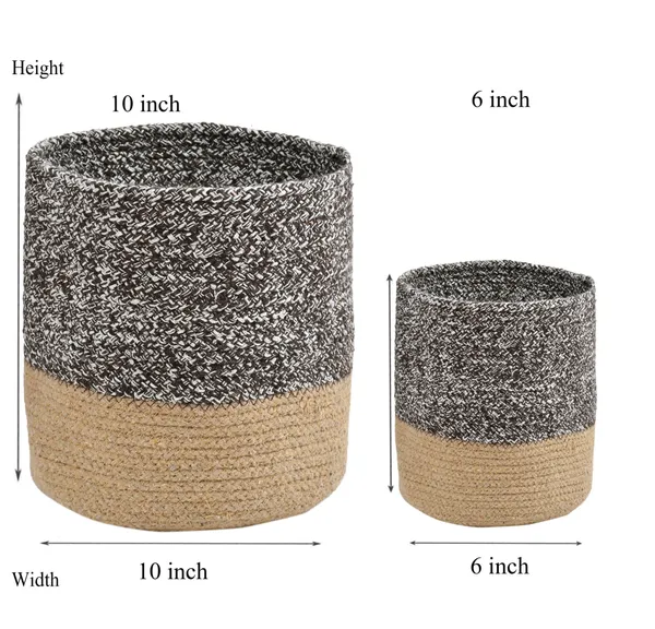 Brown_Braided_Cotton_Baskets_|_Storage_Bins_Organizer_|_Laundry,_Toys_&_Planter_Basket-_Set_of_2_(10,_6_Inch)_-_Coffee