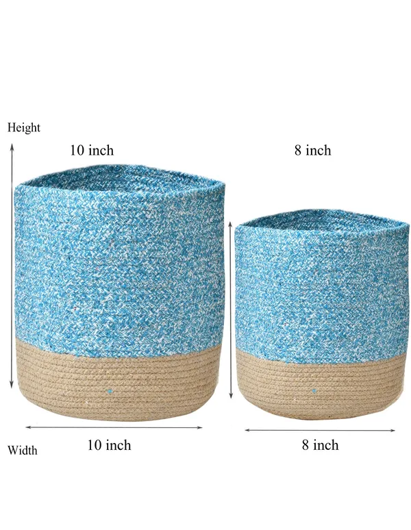 Blue_Braided_Cotton_Baskets_|_Storage_Bins_Organizer_|_Laundry,_Toys_&_Planter_Basket-_Set_of_2_(10,_8_Inch)_-_Aqua_Blue