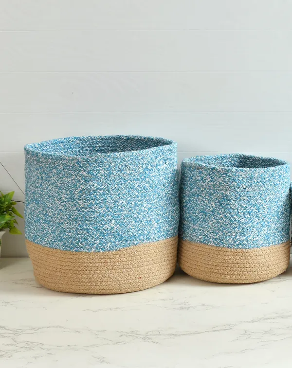 Blue_Braided_Cotton_Baskets_|_Storage_Bins_Organizer_|_Laundry,_Toys_&_Planter_Basket-_Set_of_2_(10,_8_Inch)_-_Aqua_Blue