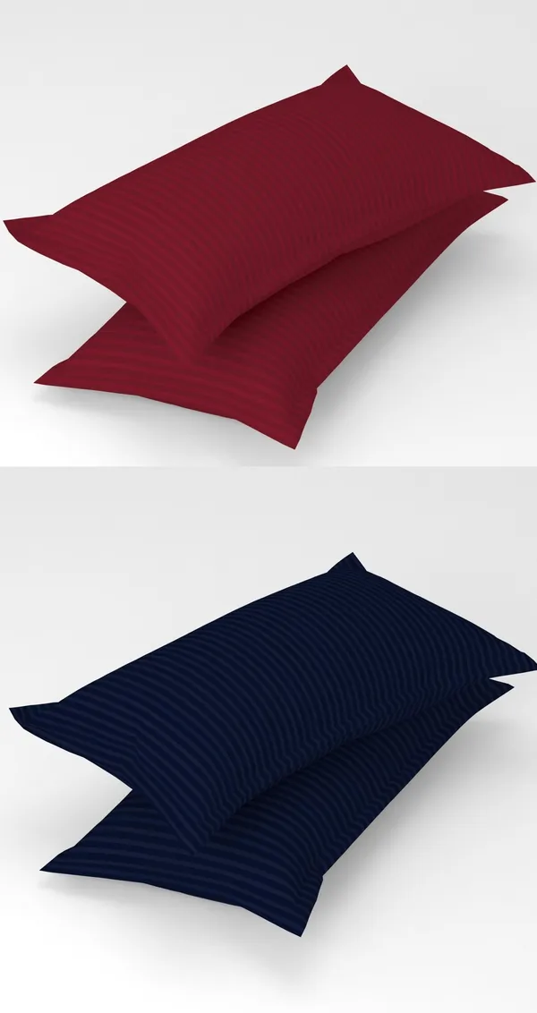 Multicolor_Pack_fo_4_Striped_Pillow_Covers_(43_cm*67_cm)