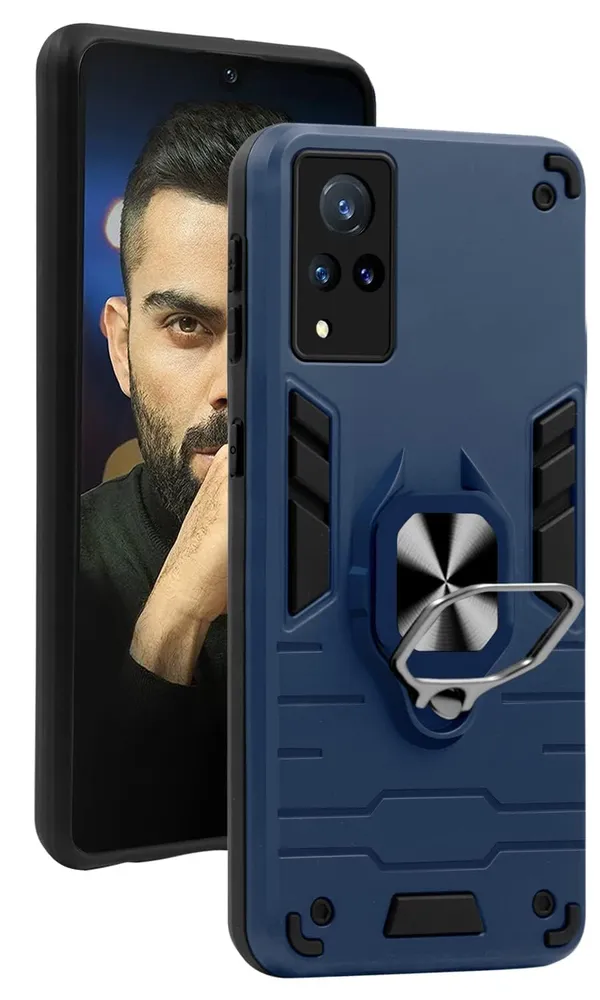 Vivo_V21_5G|_PC+TPU_360_Protective_Design_|_Tough_Rugged__ShockProof_Kickstand_|_Navy_Blue__Ringstand__Armor_Bumper_Back_Cover_Case