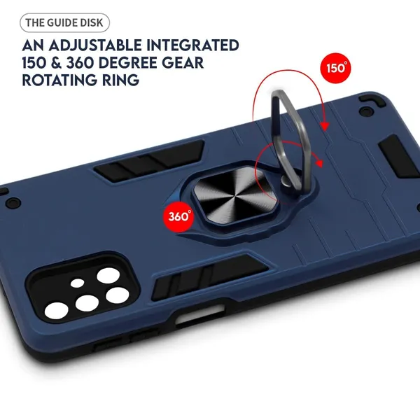 Vivo_V21_5G|_PC+TPU_360_Protective_Design_|_Tough_Rugged__ShockProof_Kickstand_|_Navy_Blue__Ringstand__Armor_Bumper_Back_Cover_Case