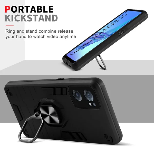 OnePlus_Nord_CE_2_5G_Armor_Bumper_Back_Cover_Case__Protective-Design-Black