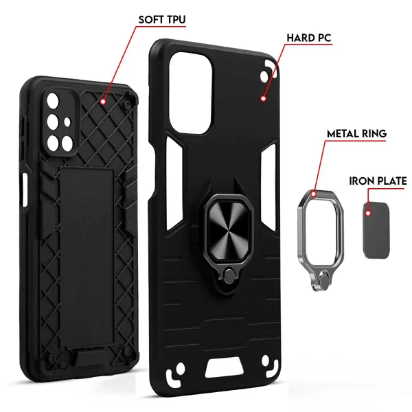 OnePlus_Nord_CE_2_5G_Armor_Bumper_Back_Cover_Case__Protective-Design-Black