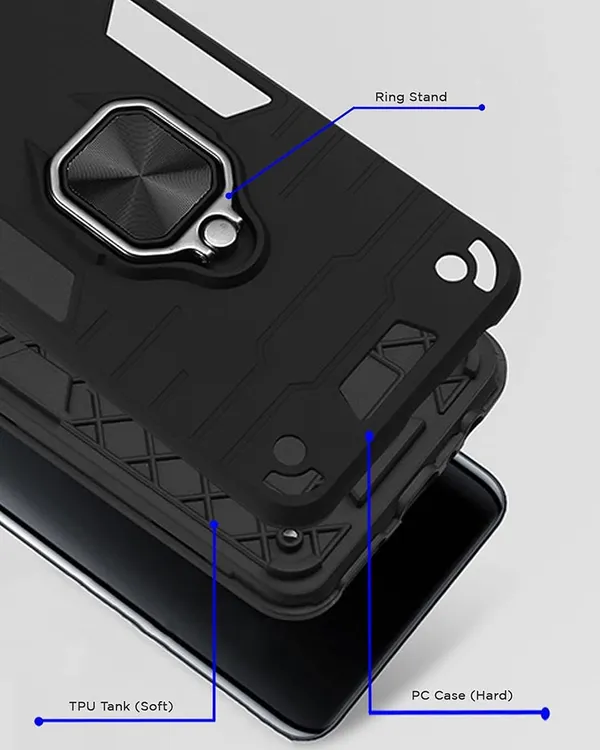 Oppo_F9_Pro|_PC+TPU_360_Protective_Design_|_Tough_Rugged__ShockProof_Kickstand_|_Navy_Blue__Ringstand__Armor_Bumper_Back_Cover_Case