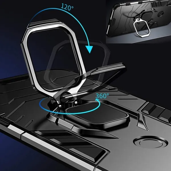 Oppo_F9_Pro|_PC+TPU_360_Protective_Design_|_Tough_Rugged__ShockProof_Kickstand_|_Navy_Blue__Ringstand__Armor_Bumper_Back_Cover_Case