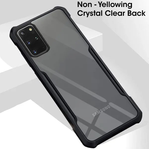 Samsung_Galaxy_S20_ShockProof_Bumper_Crystal_Clear_Transparent_Back_Cover_Case_for_Samsung_Galaxy_S20-PC+TPU_360_Protective_Design-Black